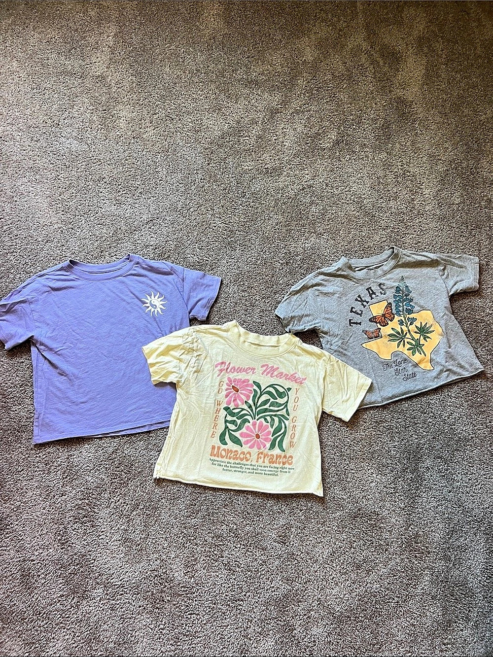 SO and T & B Girls XL Graphic T-Shirt 3-Piece Set girls size xl 14-16
